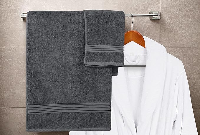 Utopia Towels 8 Piece Premium Towel Set, 2 Bath, 2 Hand, and 4 Washcloths
