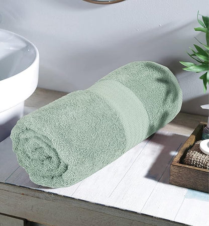 GLAMBURG Premium Cotton Oversized 2 Pack Bath Sheet 35x70-100% Pure Cotton