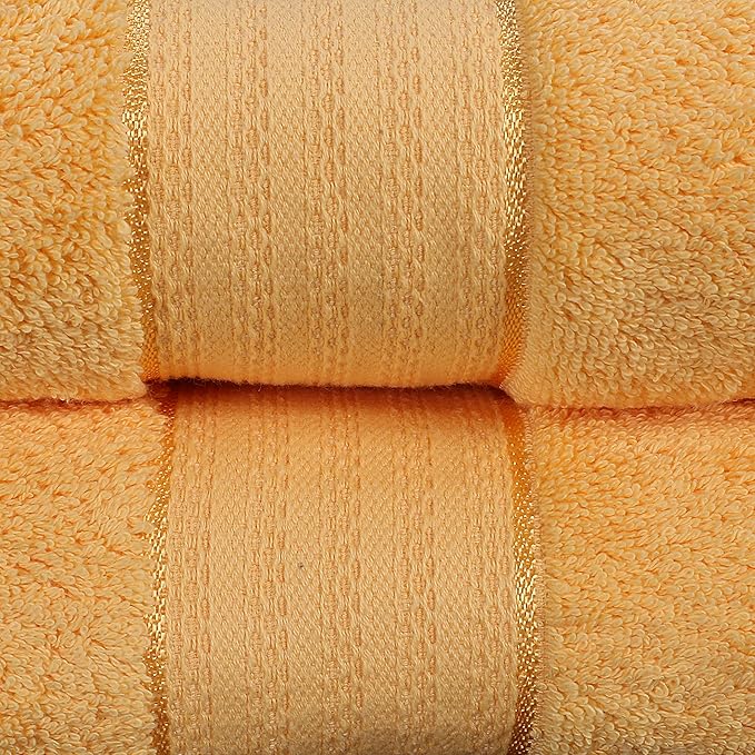GLAMBURG 700 GSM Premium Cotton 2-Pack Oversized Extra Large Bath Sheet Set