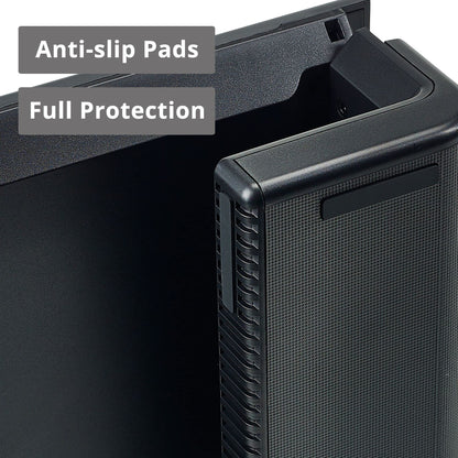 SIIG 20.5" Monitor and Laptop Stand Riser for Desk with Phone Stand and Storage, Width Adjustable 16.5" to 20.5", Max Weight 55lbs, 7.87" Depth (CE-MT2P12-S1)