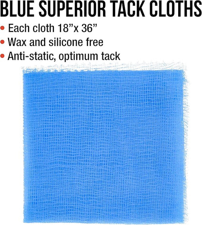 TCP Global Pure Blue Superior Tack Cloth, Automotive & Woodworking,