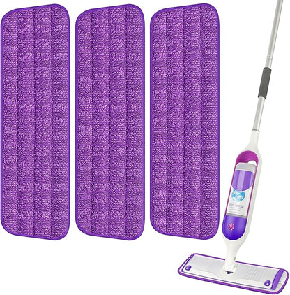 3 Pack Reusable Mop Pads Compatible