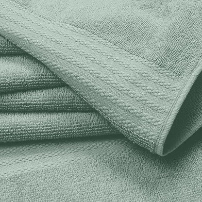 GLAMBURG Premium Cotton 4 Pack Bath Towel Set