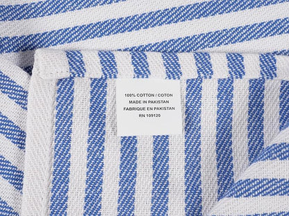 KAF Home Premium Kitchen Towels, Large 100% Cotton, Flat & Terry Absorbent Dish