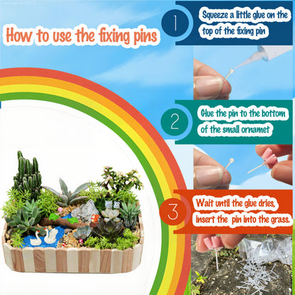 PE.WELLWOO Fairy Garden Accessories 103 PCS Fairy Garden Decor & Terrarium Decor Supplies for Potted Landscape Fairy Garden Kit for Room Decorations