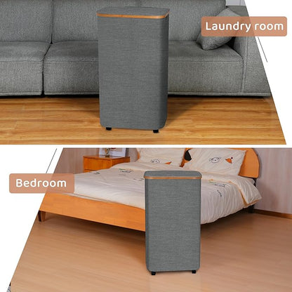 Laundry Basket with Wheels, 100L Hampers