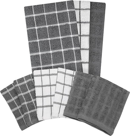 Ritz Premium 3-Pack Kitchen Towel & 6-Pack Dish Cloth Set