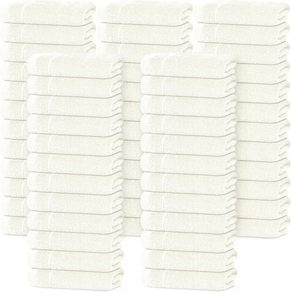 Tens Towels Pack of 60 Washcloths, 12 x 12 Inches, Lighter Weight, Quick to Dry