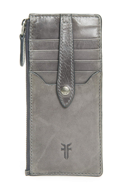 Frye Women's Melissa Snap Card Wallet, Stylish Design with Holder & Slots, Compact for Purse