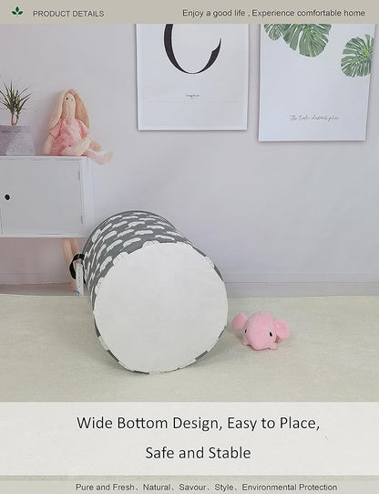 Round waterproof laundry basket, foldable storage basket, laundry Hampers