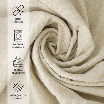 ZUPERIA Canvas Drop Cloth (Size 4 x 15 Feet - Pack of 2) - Pure Cotton Painters Drop Cloth for Painting, Furniture & Floor Protection - All Purpose Thick Canvas tarp with Double Stitched Edges