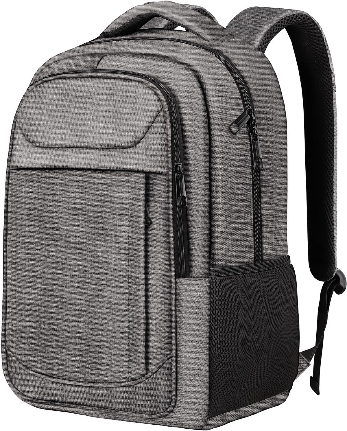 JARWAM Travel Backpack, Laptop Backpack for Men Women, 17 Inch Water Resistant Slim Casual Daypack College Travel Computer Nurse Work Bag Gifts for Men & Women, Grey