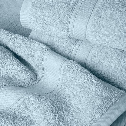 SUPERIOR Egyptian Cotton Pile 6 Piece Towel Set, Includes 2 Bath, 2 Hand