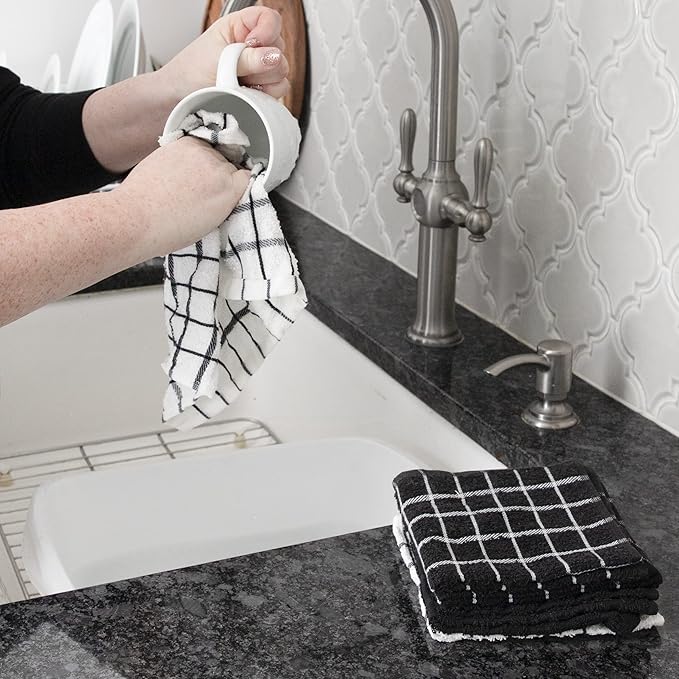 Ritz Premium 3-Pack Kitchen Towel & 6-Pack Dish Cloth Set