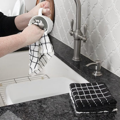 Ritz Premium 100% Cotton Terry Check Kitchen Dish Cloths
