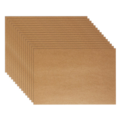 Guakicae 150 Sheets Brown Cardstock 5 x 7 Kraft Paper, 300gsm/110lb Heavyweight Flat Card Stock Recipe Paper for Cards Making, Wedding Invitations, Greeting Cards, Birthday, Mailing