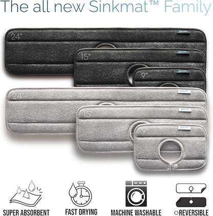 The Original Ternal Sinkmat Drip Catcher & Splash Guard, Faucet Mat