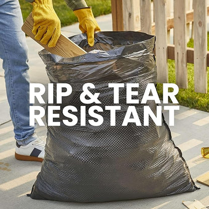 Glad Large 30 Gallon Trash Bags, Unscented Heavy Duty Garbage Bags, Forceflex
