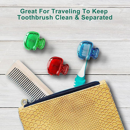 Mspan Toothbrush Head Cover Cap: Toothbrush Protector Brush Pod Case Protective