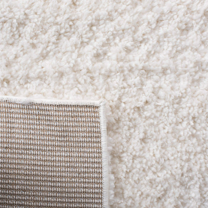 SAFAVIEH Parma Shag Collection Area Rug - 6' x 9', Cream & Grey, Moroccan Trellis Design, Non-Shedding & Easy Care, 1.2-inch Thick Ideal for High Traffic Areas in Living Room, Bedroom (PMA521A)
