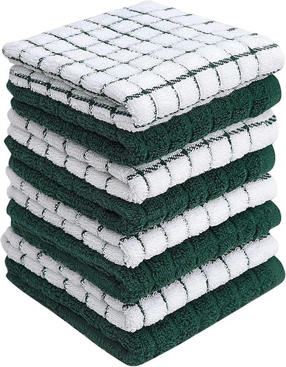 Bumble Dish Cloths | 12" x 12" | 100% Cotton Kitchen Towels | 405 GSM | Soft