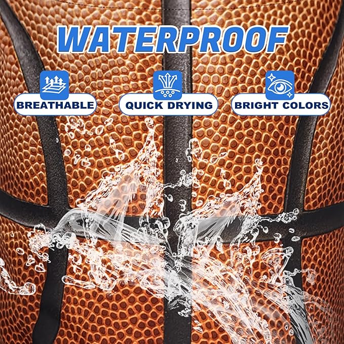 Basketball Laundry Basket Ball Texture Oxford Cloth Laundry Hamper