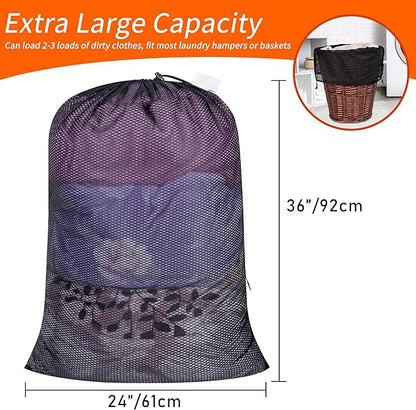 Polecasa Extra Heavy Duty Large Diamond Mesh Laundry Bags