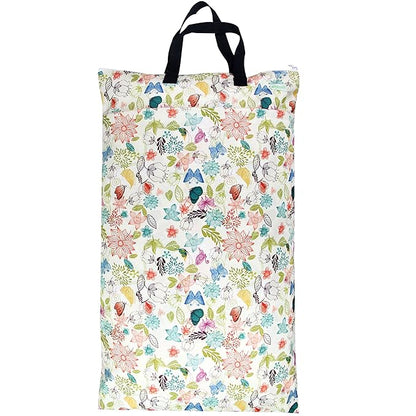 wegreeco Reusable Hanging Wet Dry Cloth Diaper Bag
