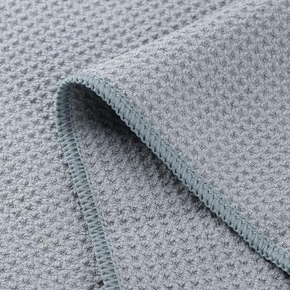 POLYTE Premium Microfiber Kitchen Dish Hand Towel Waffle Weave 12 Pack