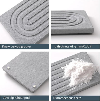 24'' Longer Faucet Mat for Kitchen Sink Stone Faucet Mat for Kitchen Sink