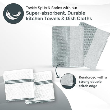 Casa Platino 8-Piece Mini Oven Mitt & Pot Holder Set – 500°F Heat Resistant