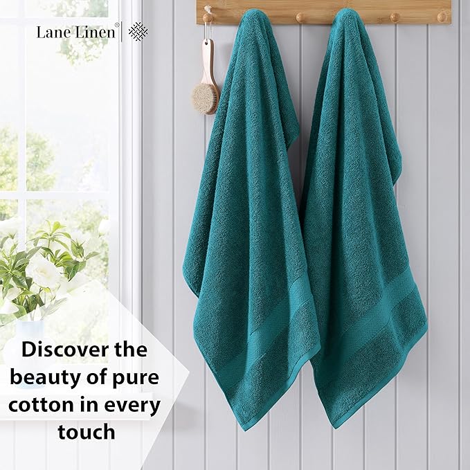 LANE LINEN Premium 4 Pack Bath Towels Set