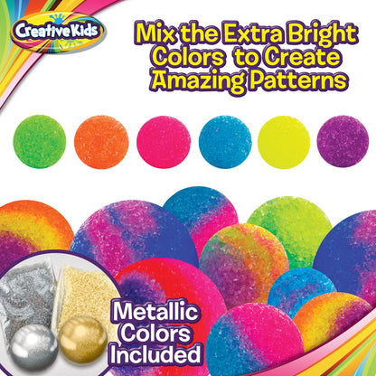 Magic Bouncy Ball Factory Set - Make 75 Stunning DIY Bouncy Balls, Light-Up Magic Balls! Science Kits for Kids, Perfect for Science Projects and Science Parties!
