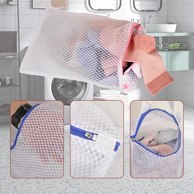3-PACK Hanging Mesh Laundry Bags