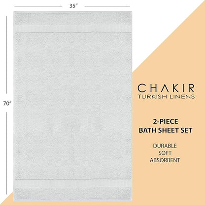 Chakir Turkish Linens, 100% Cotton Premium Quality Turkish Bath Sheets