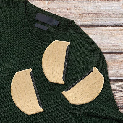 Cashmere Comb Sweater Shaver Wool Comb Wooden Pilling Remover Fuzz Fabric Lint