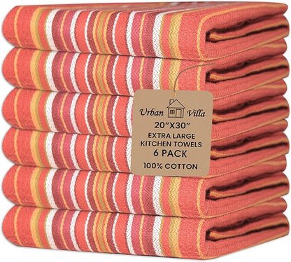Urban Villa Kitchen Towels 100% Cotton Dish Towels
