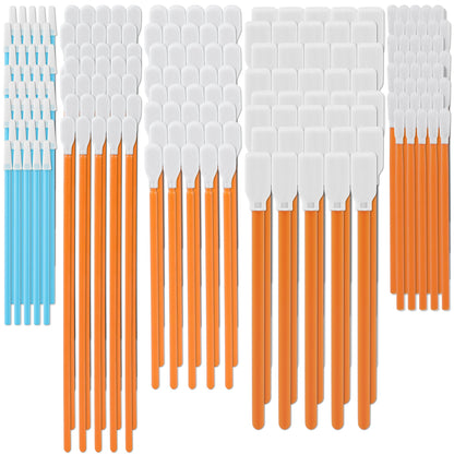 AAwipes Cleaning Swab Kit Microfiber Knitted Polyester Swab Sticks (5 Types, Total 100 Packs) Lint Free Swabs for Printer, Gun, Optics Lens, Camera, Arts and Crafts, Automotive Detailing (FA501)