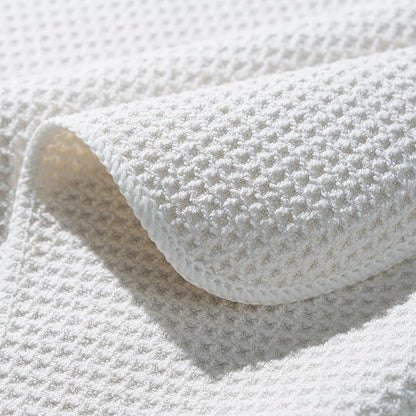POLYTE Premium Microfiber Kitchen Dish Hand Towel Waffle Weave 12 Pack