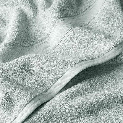 SUPERIOR Egyptian Cotton Pile 6 Piece Towel Set, Includes 2 Bath, 2 Hand