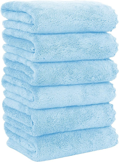 MOONQUEEN 6 Pack Premium Hand Towels