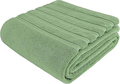 American Soft Linen 35x70 Jumbo Large Bath Towel, 600 GSM 100% Cotton Turkish