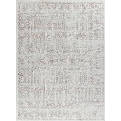 Livabliss x Galey Alix Myrtle Avenue VI Vintage Moroccan Area Rug, 6'7" x 9' (7' x 9'), Olive