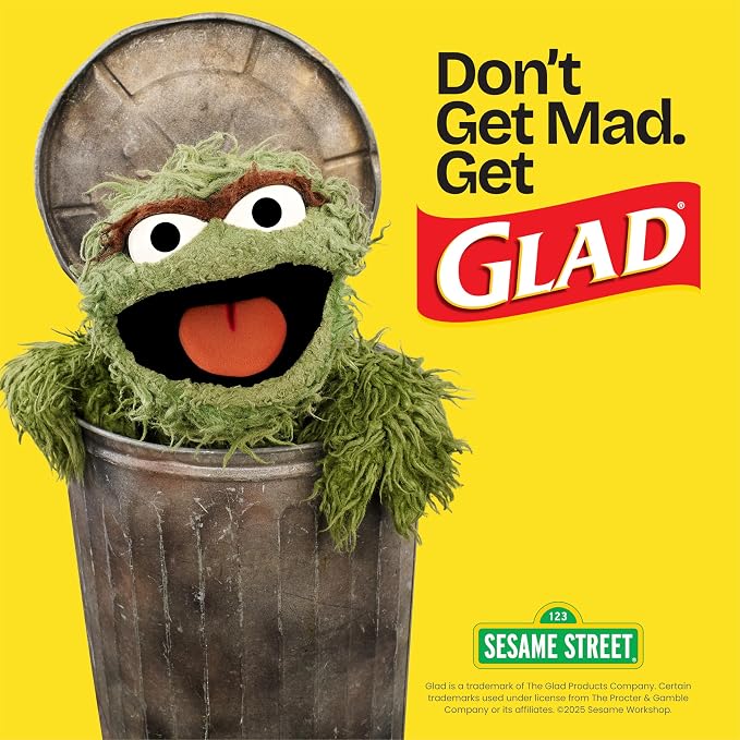 Glad ForceFlex Tall Kitchen Drawstring Trash Bags, 13 Gal, Fragrance Free, 140 Ct (Package May Vary)