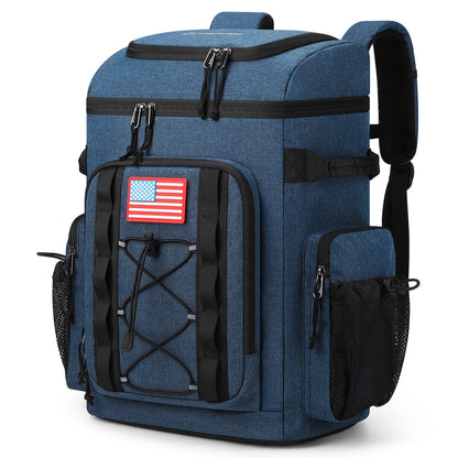 Maelstrom Backpack Cooler,Soft Lightweight Leakproof Cooler Backpack,35 Can Insulated Cooler Bag,Keeps 35 Cans Hot/Cold for Up to 16 Hours,Waterproof Lunch Backpack for Men Women-Blue