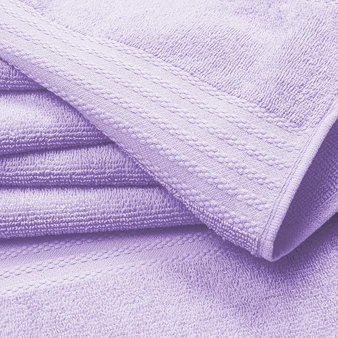 GLAMBURG Premium Cotton Oversized 2 Pack Bath Sheet 35x70-100% Pure Cotton