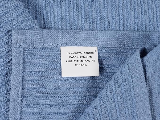 KAF Home Premium Kitchen Towels, Large 100% Cotton, Flat & Terry Absorbent Dish