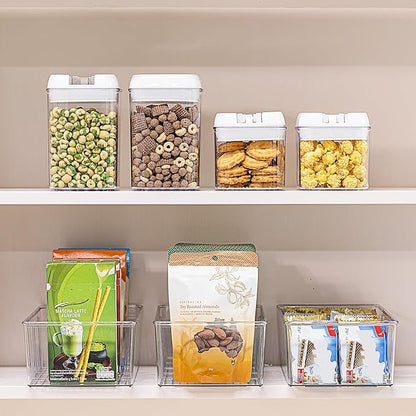 Vtopmart 6 Pack Food Storage Organizer Bins, Cabinet Organization and Storage
