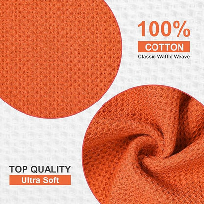Homaxy 100% Cotton Dish Cloths, 8 Pack
