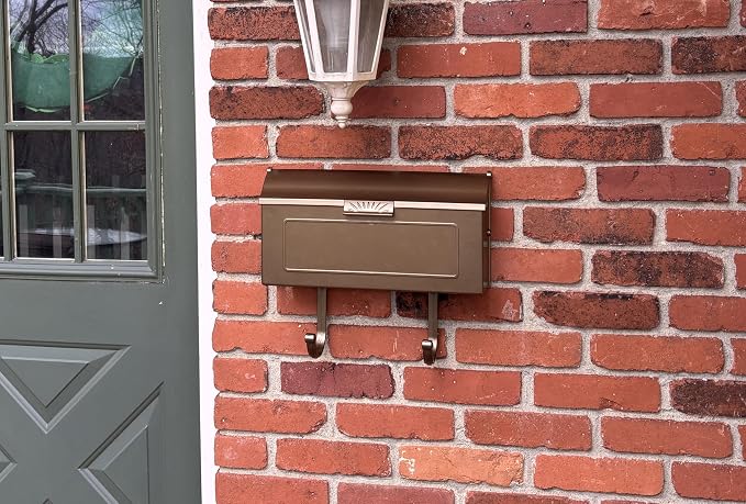Special Lite Horizon Horizontal Wall Mount Mailbox - Bronze Aluminum Mailbox for Wall Mount - SHH-1006-HBZ